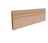 MadeInNature Plinthe moulurée à peindre, en bois MDF Naturel, Plinthe à moulure Style Louis XV, hauteur 10.8 cm fabrication Française longueur au choix (Naturel, 20 mètres)