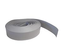 MadeInNature Plinthe souple flexible en PVC de haute qualité Blanc, Gris Clair, Gris Foncé, Noir, hauteur 60 mm ou 120 mm/Longueur au choix (Hauteur 120 mm x 15 m, Gris Clair)