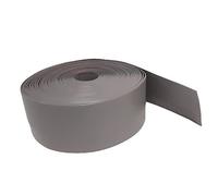 MadeInNature Plinthe souple flexible en PVC de haute qualité Blanc, Gris Clair, Gris Foncé, Noir, hauteur 60 mm ou 120 mm/Longueur au choix (Hauteur 120 mm x 20 m, Gris Foncé)