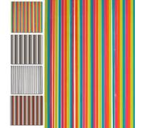 MadeInNature, Rideau de Porte Lanières Plastiques, Intérieur et Extérieur, Largeur 90 cm x Longueur 220 cm, Couleurs au Choix (Multicolore)