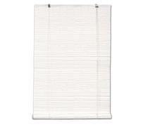 MadeInNature Store Enrouleur pour Extérieur et Intérieur Effet Rotin, Fenêtre Porte Fenêtre Baie Vitrée Pergola, Coloris Naturel ou Blanc Hauteur réglable Tailles Variées (Blanc, Largeur 120x180cm)