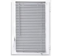 MadeInNature Store vénitien Vinyle, Pose Facile avec ou sans perçage, modèle et Coloris au Choix (Gris 93, Largeur 120 cm x Hauteur 180 cm)