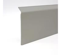 MadeInNature Surplinthe de rénovation en PVC, Plinthe à recouvrement blanche ou grise haute qualité de MadeInNature hauteur 11.4 cm, Longueur au choix (20 ML, Gris)