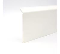 MadeInNature Surplinthe de rénovation en PVC, Plinthe à recouvrement blanche ou grise haute qualité de MadeInNature hauteur 11.4 cm, Longueur au choix (16 ML, Blanc)