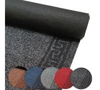 MadeInNature Tapis de Cuisine Devant d'Évier Antidérapant, Tapis de Passage Olympia, Largeur 66 cm (Anthracite, Longueur 120 cm)