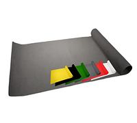 MadeInNature Tapis de Passage, Dimensions au Choix, Vert, Rouge, Noir, Gris, Jaune, Blanc, Tapis déco Anti-Feu, Intérieur et extérieur, Idéal pour Événementiel et Cérémonies (2x2 m, Gris)