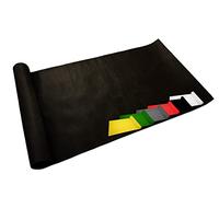 MadeInNature Tapis de Passage, Dimensions au Choix, Vert, Rouge, Noir, Gris, Jaune, Blanc, Tapis déco Anti-Feu, Intérieur et extérieur, Idéal pour Événementiel et Cérémonies (2x20 m, Noir)