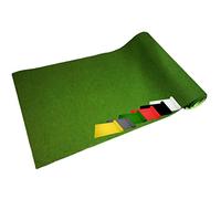 MadeInNature Tapis de Passage, Dimensions au Choix, Vert, Rouge, Noir, Gris, Jaune, Blanc, Tapis déco Anti-Feu, Intérieur et extérieur, Idéal pour Événementiel et Cérémonies (2x5 m, Vert)
