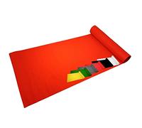 MadeInNature - Tapis de Passage, Longueur aux Choix, Tapis Rouge de Cannes, Blanc, Gris, Noir, Jaune, Bleu, Vert - Moquette, Tapis Mariage, Anniversaire, … (Rouge 1x30m)