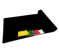 MadeInNature - Tapis de Passage, Longueur aux Choix, Tapis Rouge de Cannes, Blanc, Gris, Noir, Jaune, Bleu, Vert - Moquette, Tapis Mariage, Anniversaire, … (Noir 1x30m)