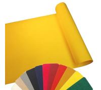 MadeInNature - Tapis moquette événementiel polyvalent : exposition, anniversaire, gala - Anti-feu - Tapis Réutilisable (Jaune 1x30m)
