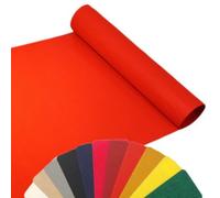 MadeInNature - Tapis moquette événementiel polyvalent : exposition, anniversaire, gala - Anti-feu - Tapis Réutilisable (Rouge 1x25m)