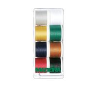 Madeira Garnfabrik Fil à coudre Aerofil 8017 – Boîte de 8 bobines (400 m) – 8 coloris