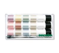 Madeira 8031 Cotona N° 80 Boîte fils à broder 18 bobines de 200 m