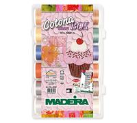 Madeira Bobines de fil Smartbox Cotona No.50 - 18 bobines - 1 005,8 m