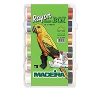 Madeira 98418043 SmartBox Rayon Lot de 18 bobines de Fil 1 000 m