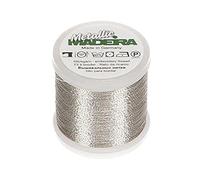 Madeira 9842-04 - Fil métallique en Nylon/Polyester, pour Broderie, 201,2 m, Argent