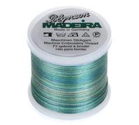 Madeira 9845-1608 2 Plis Polyneon Polyester Fil à Broder, 40 WT/135d 402,3 m, varié Jungle