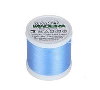 Madeira 9845-1675 2 Plis Polyneon Polyester Fil à Broder, 40 WT/135d 402,3 m, Baby Blue