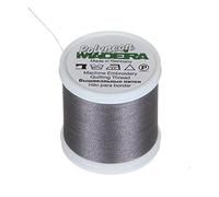 Madeira 9845-1740 2 Plis Polyneon Polyester Fil à Broder, 40 WT/135d 402,3 m, Gris Argent
