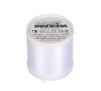 Madeira 9845-1801 2 Plis Polyneon Polyester Fil à Broder, 40 WT/135d 402,3 m, Extra Blanc