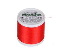 Madeira 9845-1838 2 Plis Polyneon Polyester Fil à Broder, 40 WT/135d 402,3 m, Rouge Coquelicot