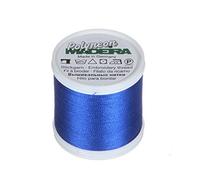 Madeira 9845-1842 2 Plis Polyneon Polyester Fil à Broder, 40 WT/135d 402,3 m, Team Bleu