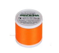 Madeira 9845-1946 Fil à broder polyester polynéon 2 plis, 40 wt/135d 440 m, orange fluo
