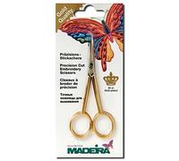 Madeira Ciseaux pour broderie courbé giltet ca.10,5 cm