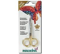 Petits ciseaux de broderie spéciaux A double courbure Art. No. 9478 MADEIRA Or