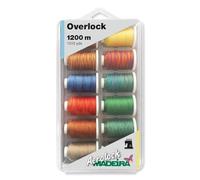 MADEIRA Fil à coudre multicolore Aerolock Miniking Box
