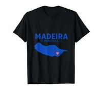 Madeira Heart Outline Funchal - Voyage sur l'île de Madère T-Shirt