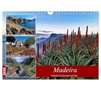 Madeira island of eternal spring (Wall Calendar 2026 DIN A4 landscape), CALVENDO 12 Month Wall Calendar: The enchanting flower island in the Atlantic