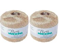 Madeira M9813-321 Fil à Tricoter Polyester 321 Or/Jaune 100 m (Lot de 2)