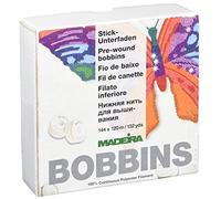 Madeira - Madeira Royal (Non. 150, 113m) Noir Bobbin Fil Bobine Ensemble pour Broderie Machines - 144 Pièces