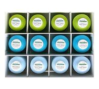 MADEIRA Overlock 9201 No.2 Boîte de fil assorties Vert/turquoise/bleu clair 3 x 1000 m/9 x 1200 m