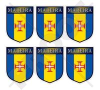 Madeira, Portugal, portugais Shield 40 mm (40,6 cm) Mobile, téléphone portable, Mini stickers en vinyle, décalcomanies X6
