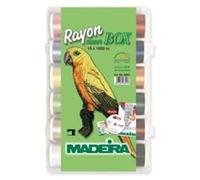 Madeira Fils à broder SmartBox 98418043 Rayon N°40 Lot de 18 bobines de 1 000 m