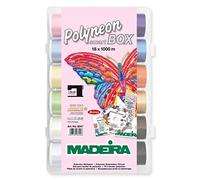 Madeira Smartbox Polyneon No.40 18 X 1,000m Bobines Broderie Fil + Aiguilles