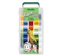 Madeira Softbox - 40 X Rayonne 1,000m - 2 X Bobbinfil X 1,500m + Aiguilles + CD