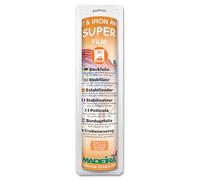 Madeira Stabilisateurs découpés - Support thermocollant soluble pour emblèmes et logos, instructions détaillées incluses - 5 m x 30 cm - Transparent