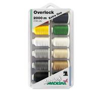 Madeira Surjeteuse Boîte Aerolock No.180 12 X 2,000m 12 Couleur Unie Miniking