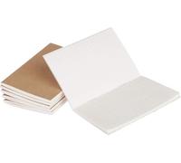Madeki Lot de 3 recharges de carnets de voyage, petite taille (18,8 x 10 cm), bloc-notes lignées rechargeables pour notes de terrain, voyages, croquis et bureau