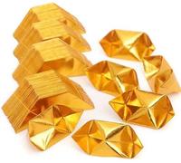 Madeki Lot de 500 feuilles de papier d'encens chinois, lingot d'or chinois/Yuan Bao pour le culte ancestral, feuille d'or, prière pour Bouddha, sacrifice, argent fantôme de l', offres chinoises