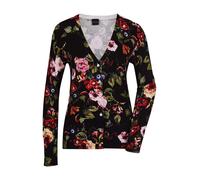 MADELEINE Cardigan bleu marine / vert foncé / rouge / noir, Taille XS-S