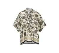 MADELEINE Chemisier anthracite / blanc cassé, Taille XL