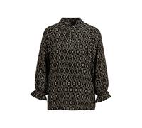 MADELEINE Chemisier beige / noir, Taille XL