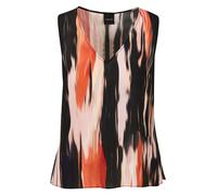 MADELEINE Chemisier beige / rouge / noir, Taille S