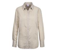 MADELEINE Chemisier cappuccino / blanc perle, Taille S