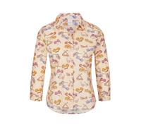 MADELEINE Chemisier mélange de couleurs / orange pastel, Taille XS
